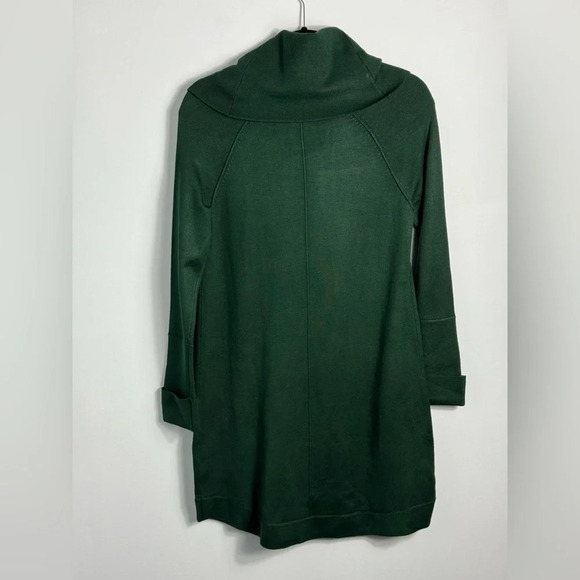Vince Camuto Hunter green cowl neck Sweater Dress Size Small - Picture 11 of 12